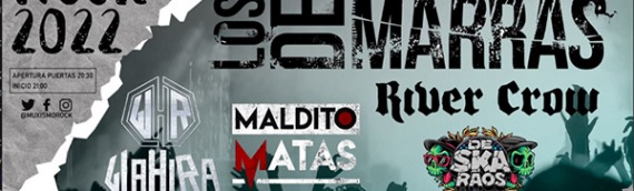 La XVI edición del Festival Muxismo Rock  cuenta este año con Los de Marras, Maldito Matas, Wahira y River Crow.